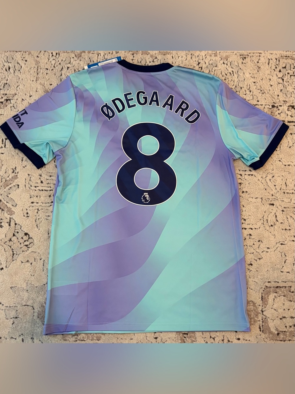 Adidas Authentic Arsenal 2024/25 Odegaard #8 Third IZ0114 Jersey Men’s Sz: L - Picture 6 of 9